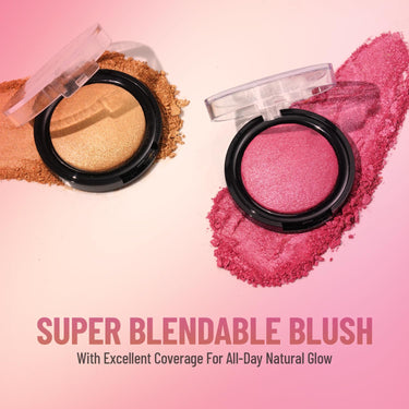 Swiss Beauty Professional Blusher with highly blendable shades | Pigmented Blusher for a Natural Flush | Shade-03, 6gm|